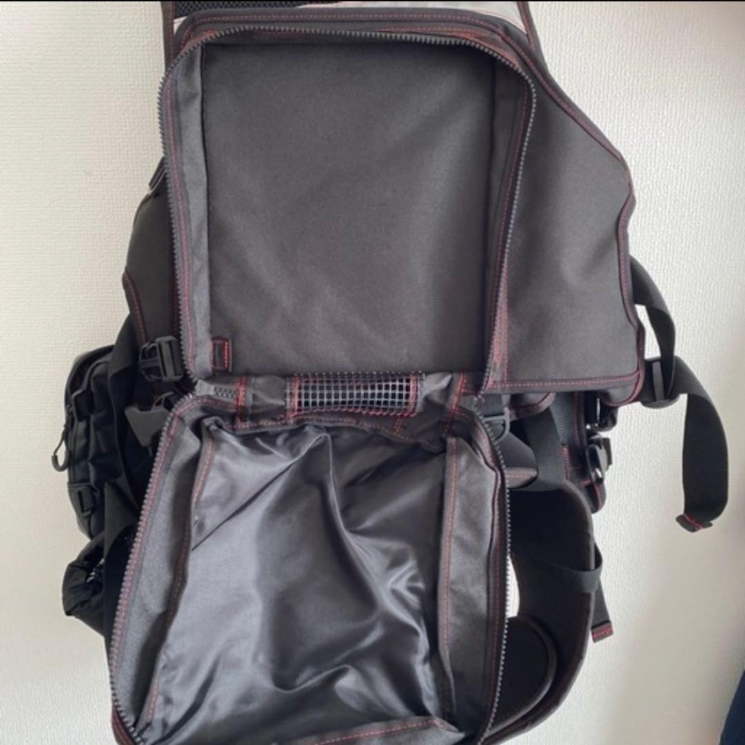 【美品】Zeake フィッシングベスト　レッド