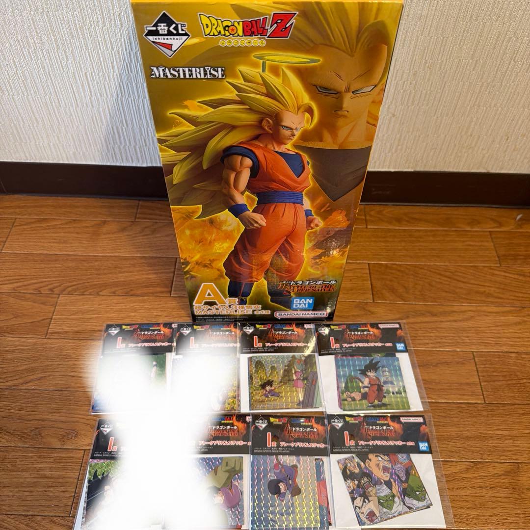 タナヒロ ドラゴンボール ステッカー4種 アスクタ3種 超サイヤ人3孫悟空