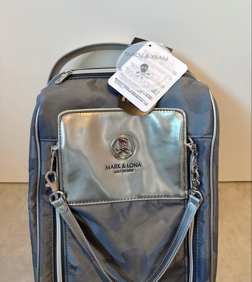 新品 ★ MARK&LONA グレー シューズケース バッグ マーク&ロナ 靴