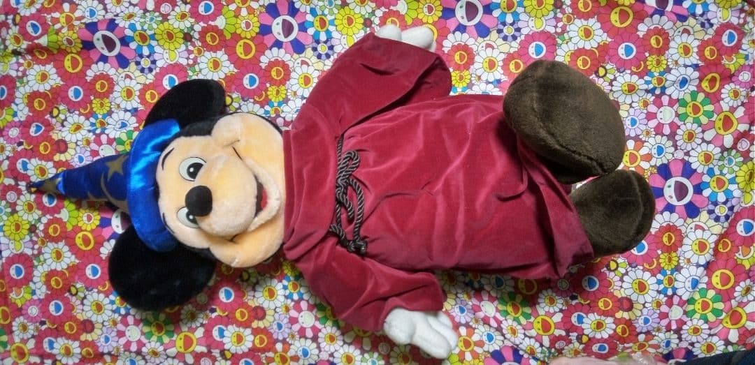 ♥超特大♥1988年♥美品♥ディズニーランド5周年♥ミッキーマウス♥ぬいぐるみ♥