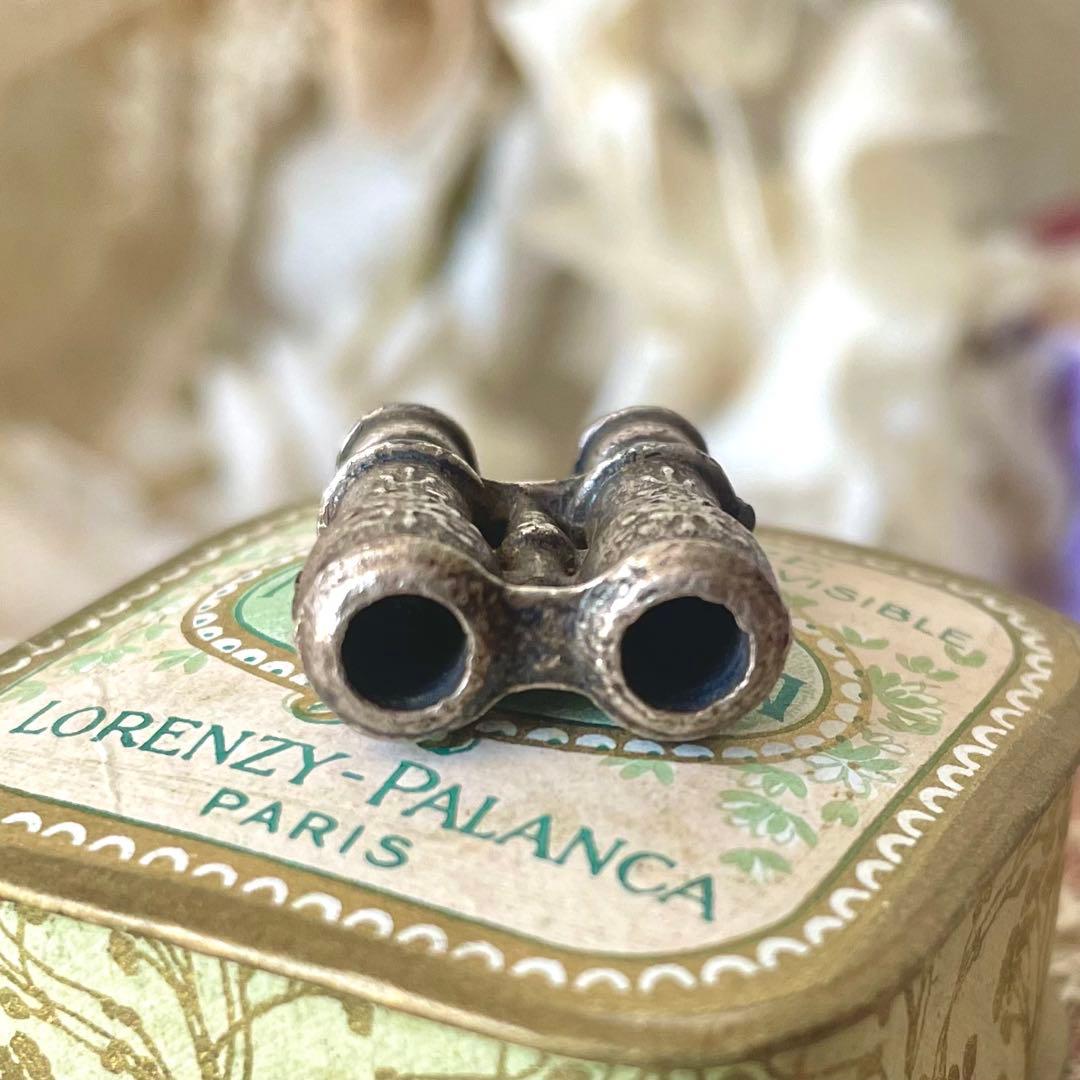 オペラグラスチャーム ミニチュア双眼鏡 ドールミニョネット用フランスアンティーク