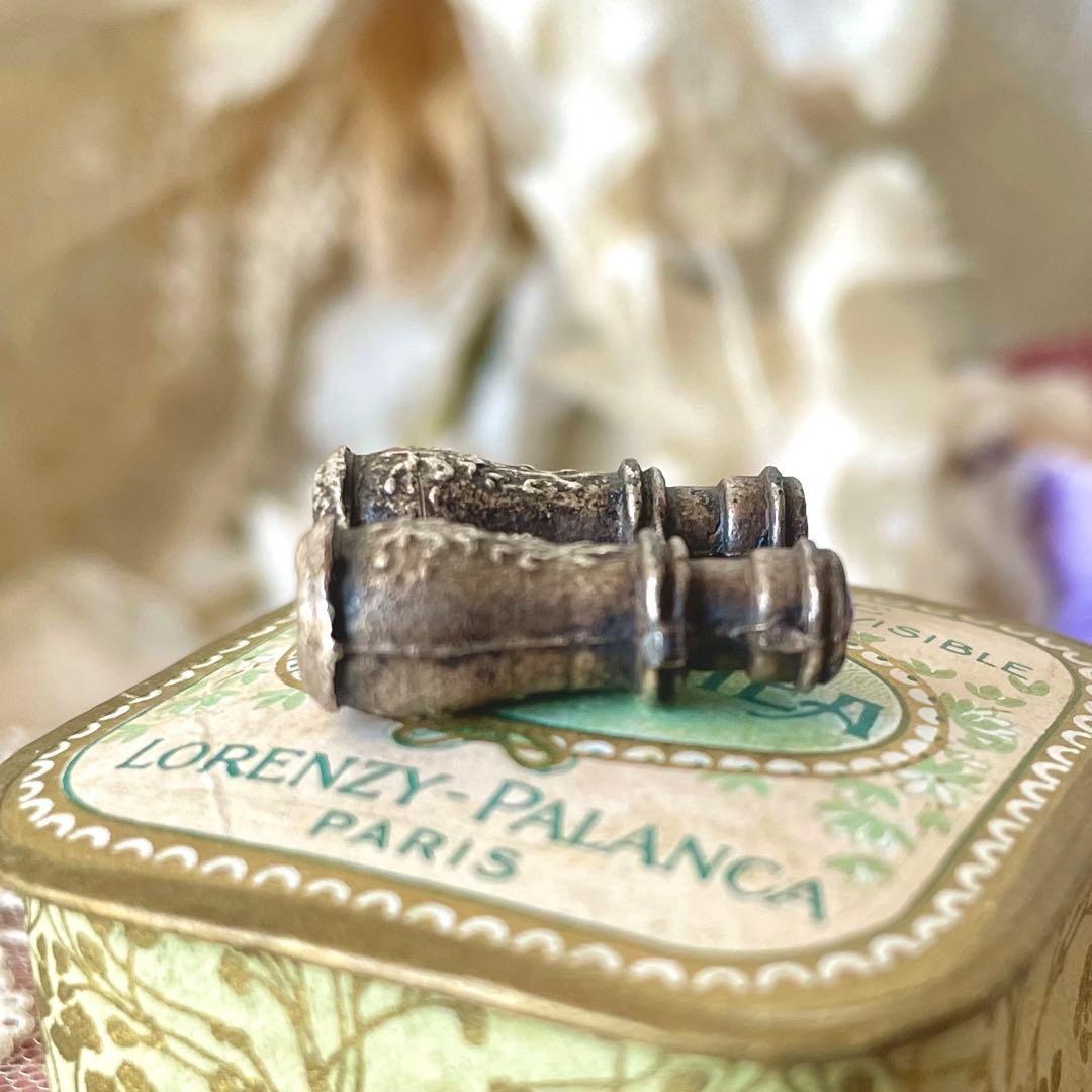 オペラグラスチャーム ミニチュア双眼鏡 ドールミニョネット用フランスアンティーク