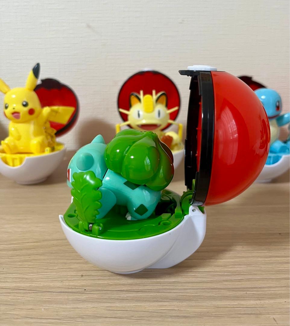 ポケモン フィギュアセット6点 モンスターボール