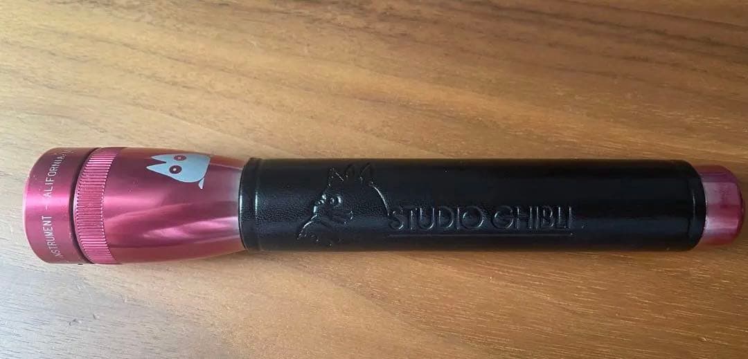 2003年製　となりのトトロ　マグライト　USA 懐中電灯　レザー 　レア