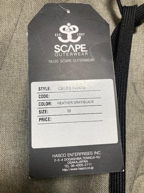 定価￥29,700 71%OFF エスケープ CELES パンツ M