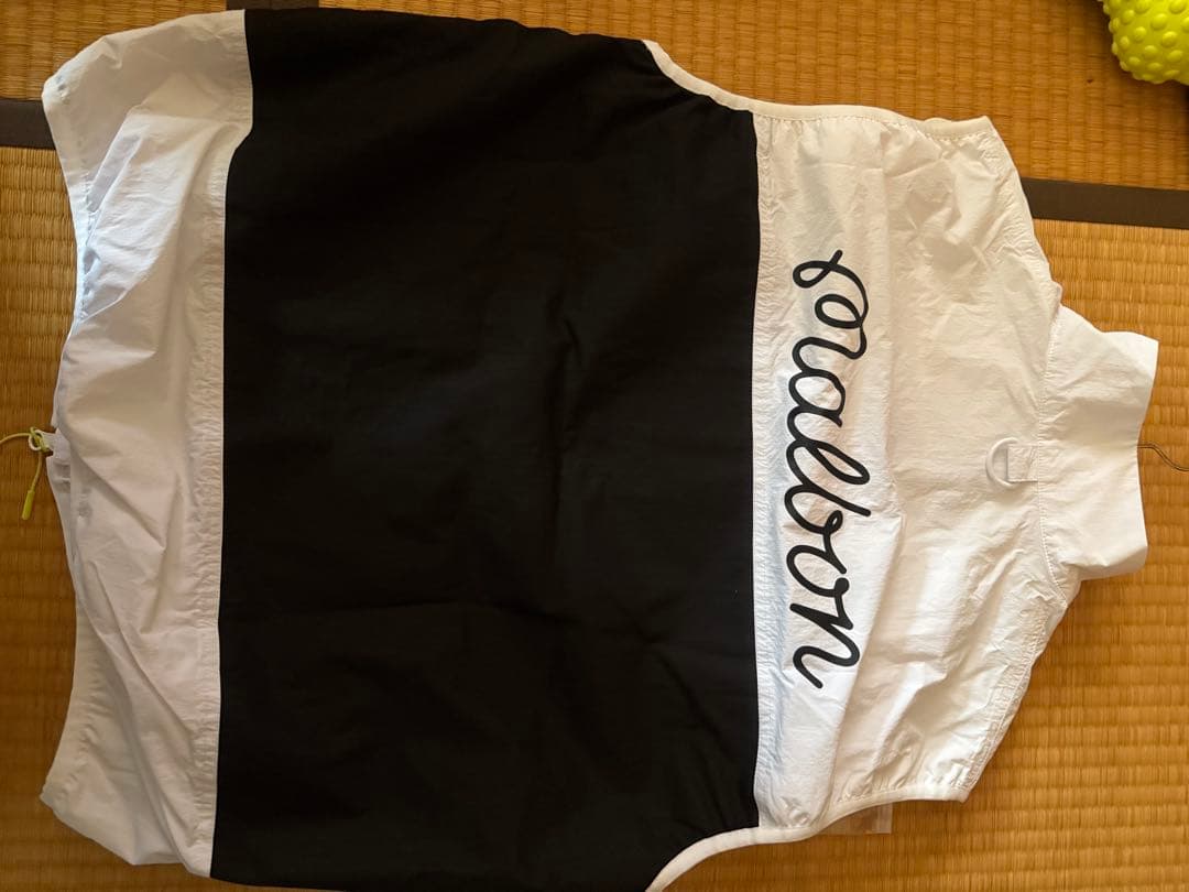 Malbon ゴルフ ベスト ホワイト/ブラック