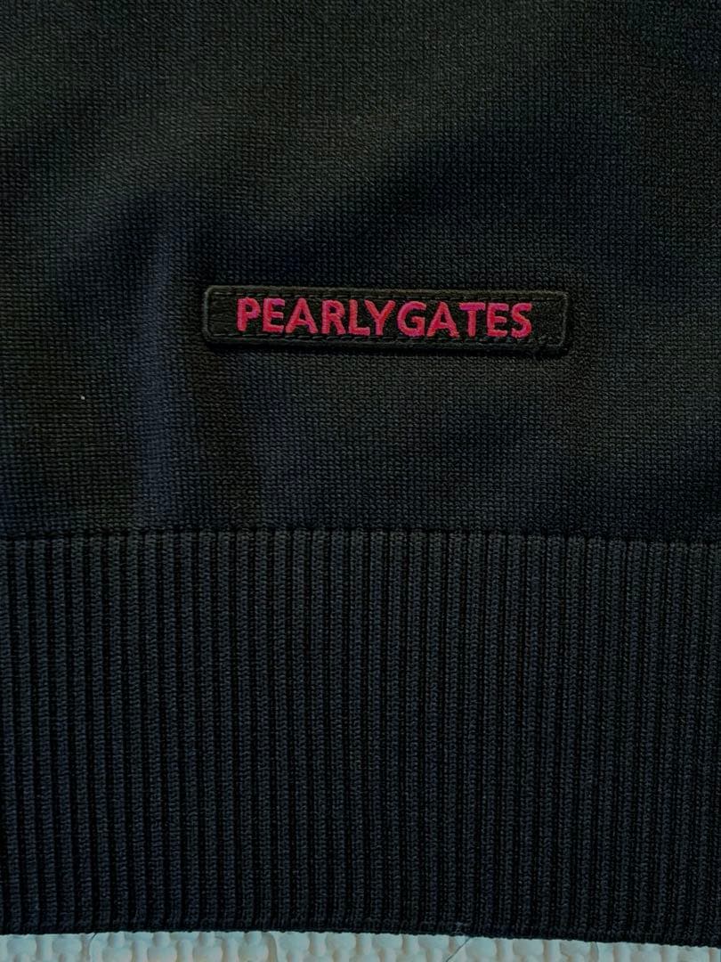 パーリーゲイツ 光栓50ポリエステルニットベスト（BLACK／5）