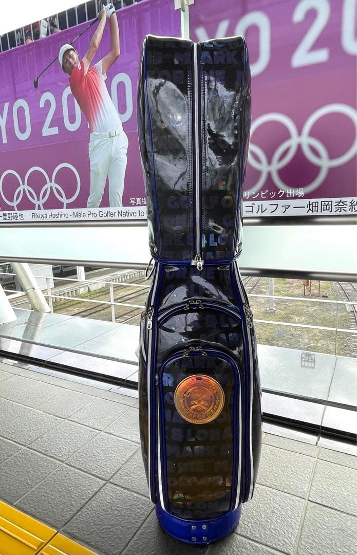 超美品・MARK&LONA マークアンドローナ キャディバッグゴルフバッグ