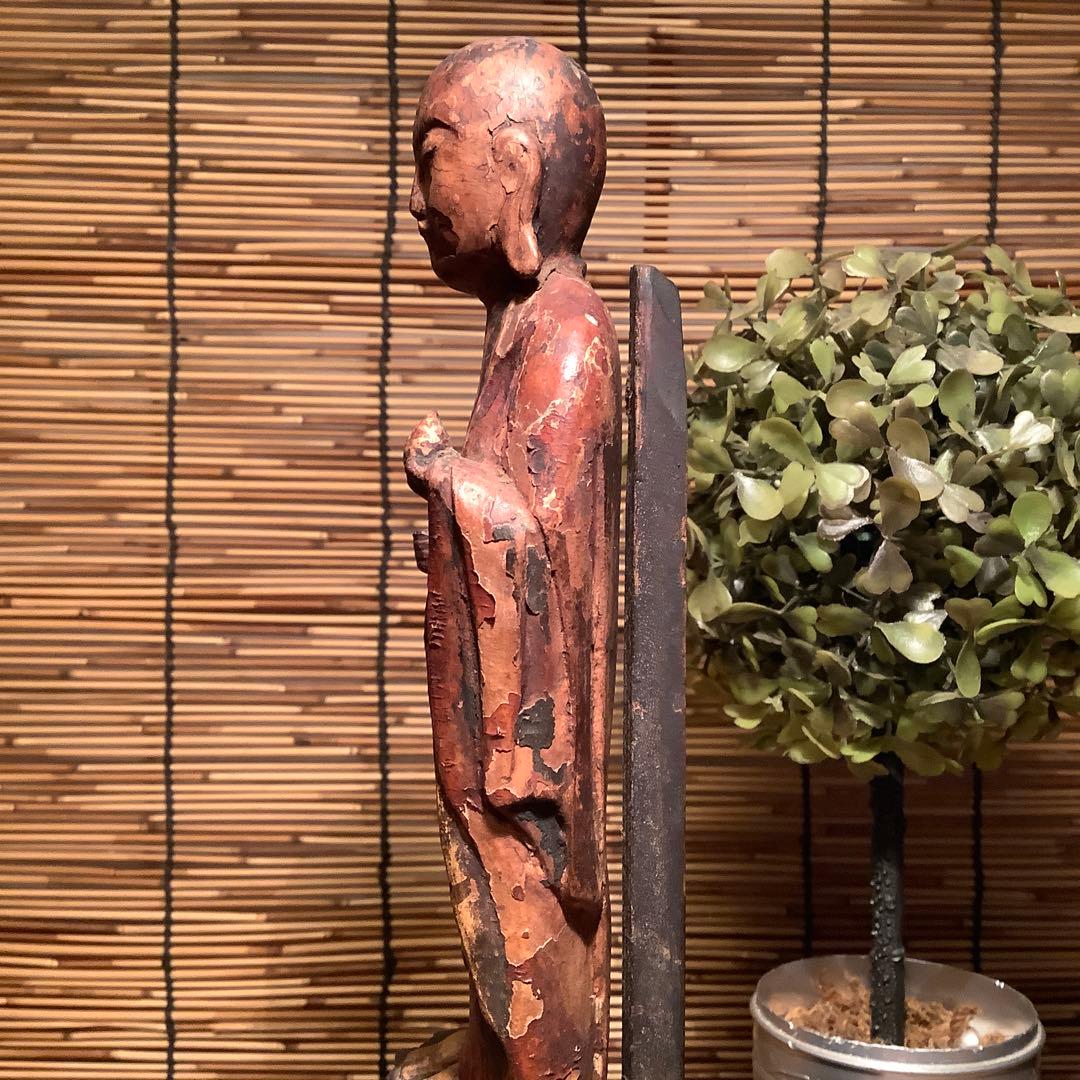 平安〜室町「如意宝珠地蔵菩薩」六道一尊・地蔵菩薩本願経・大乗大集地蔵・木彫彩色