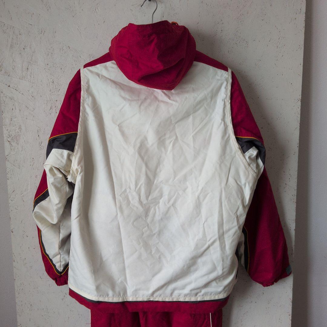 【美品】L9 PHENIX スキーウェア 上下セット MEN'S L 赤/白