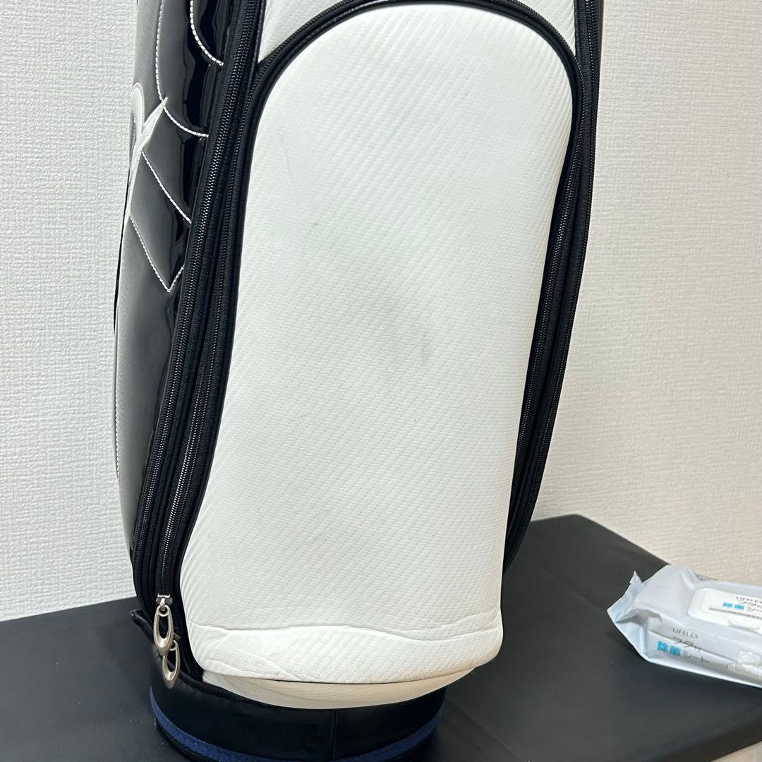 ツアーステージ ViQ 2021 キャディバッグ 9型 ブラック／ホワイト