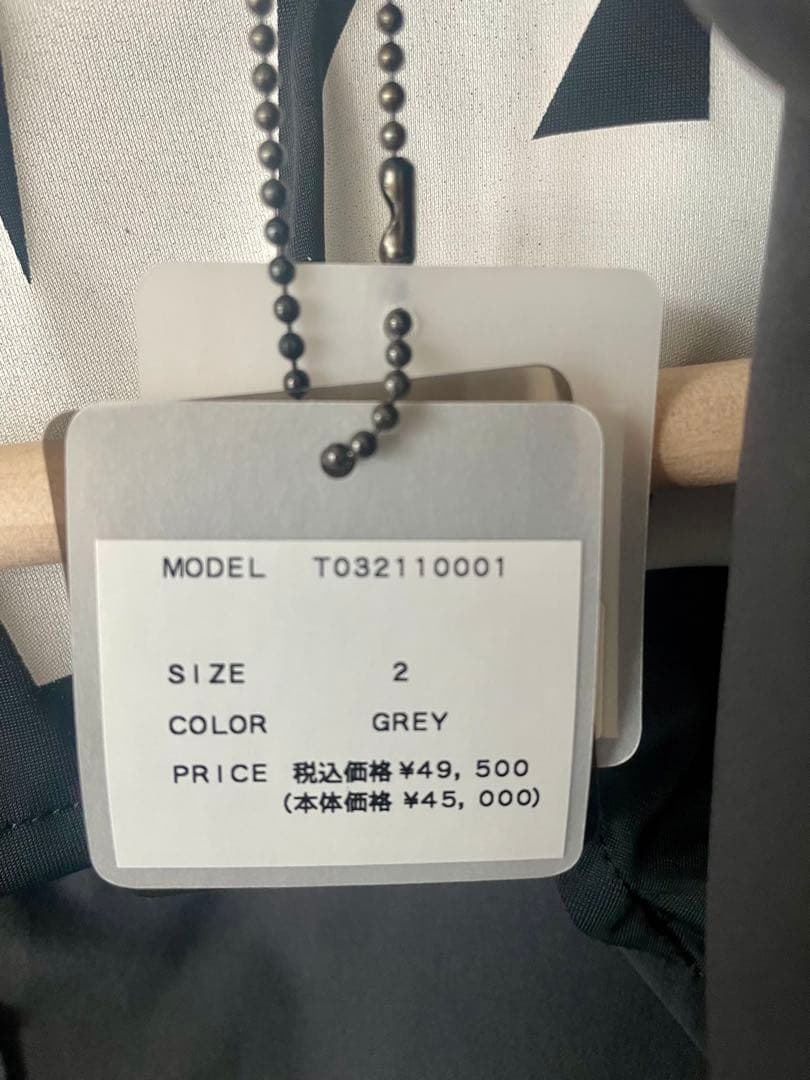 【新品未使用】Sサイズ TFW49 ジャケット グレー