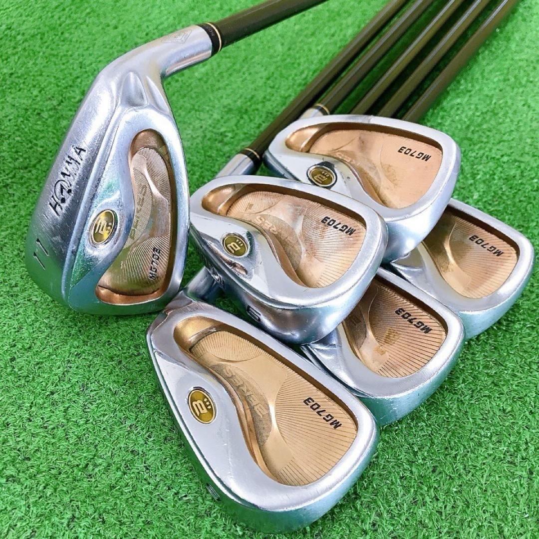 チ88★★★3Sホンマ BERES MG703 6本アイアンセット GOLD