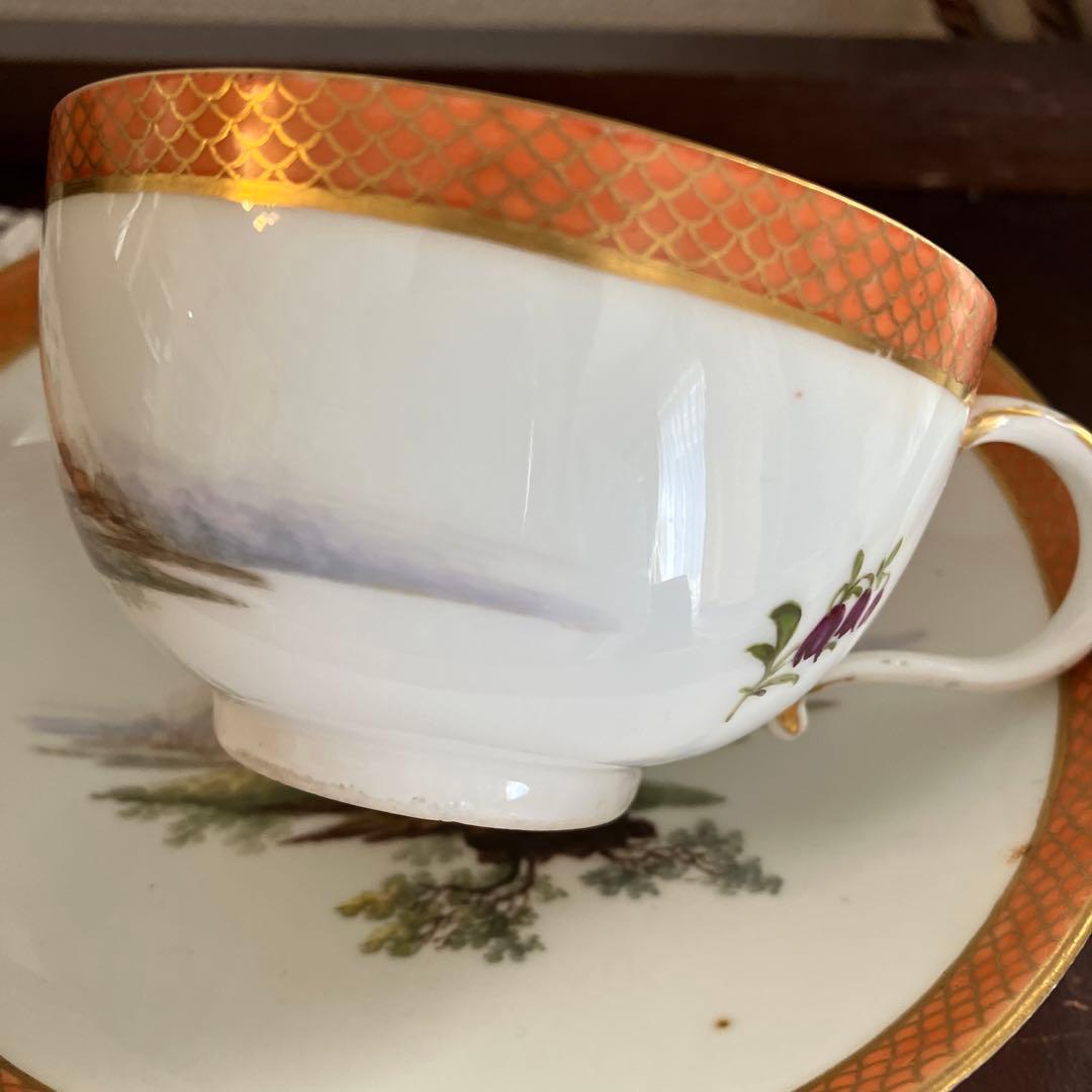 アンティークマイセン マルコリーニ期　ミニアチュールのCS