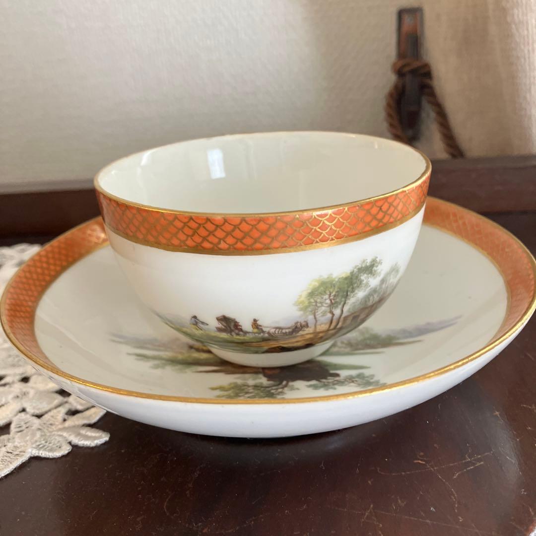 アンティークマイセン マルコリーニ期　ミニアチュールのCS