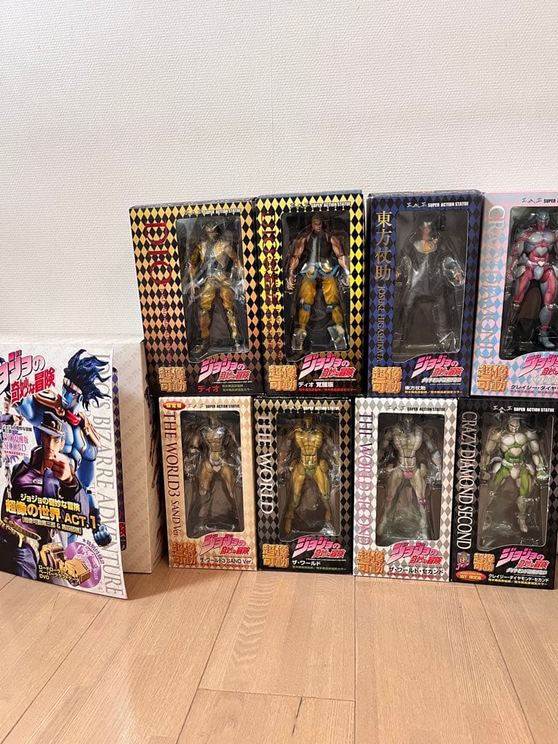 ジョジョ超像可動　フィギュア20体