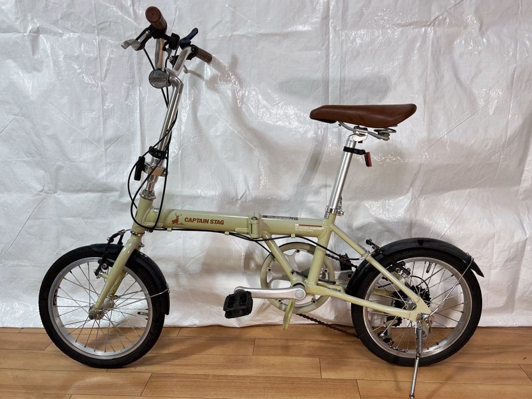 CAPTAIN STAG 16インチ折りたたみ自転車