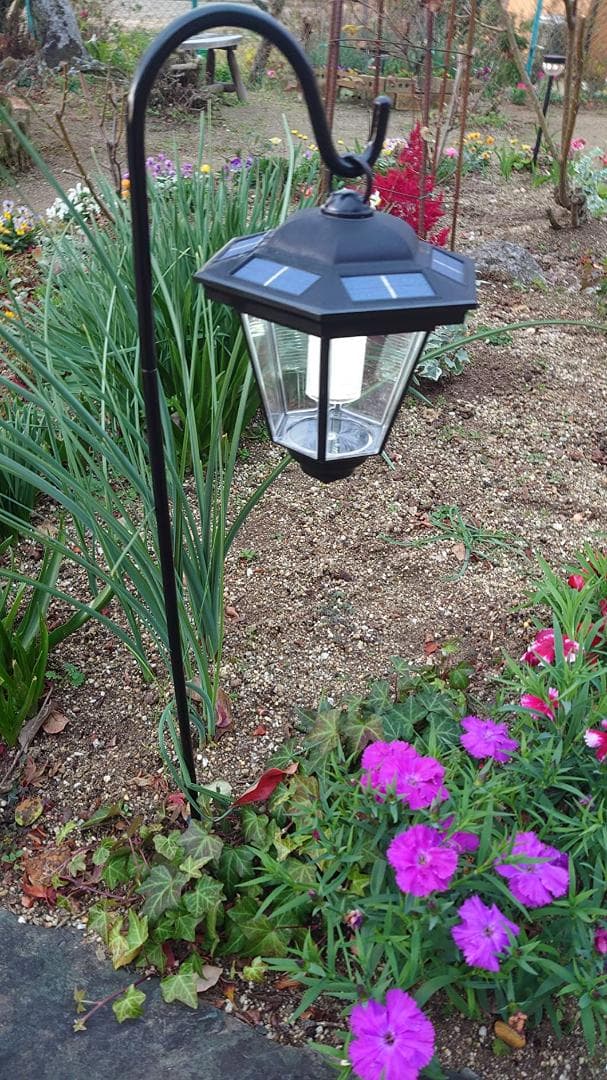 防水 ソーラー屋外 ガーデニングライト 吊り下げランタン2個組