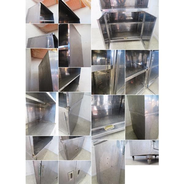 インダストリアル■ヴィンテージ■ステンレス製■保管庫/キャビネット■工具■厨房