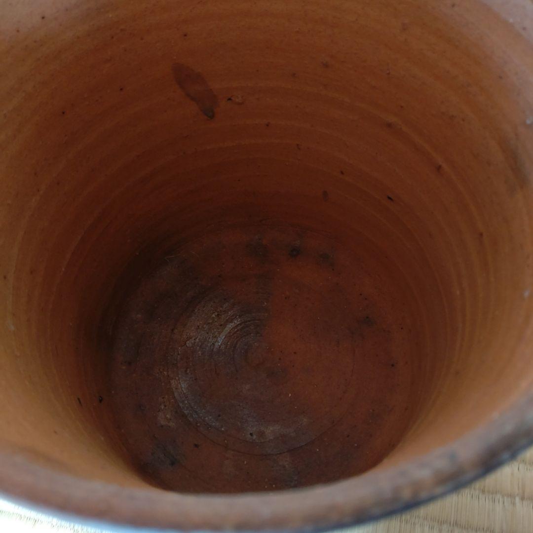 水指　出雲焼　楽山焼　裏千家15世鵬雲斎家元箱書　11代空権造　共箱