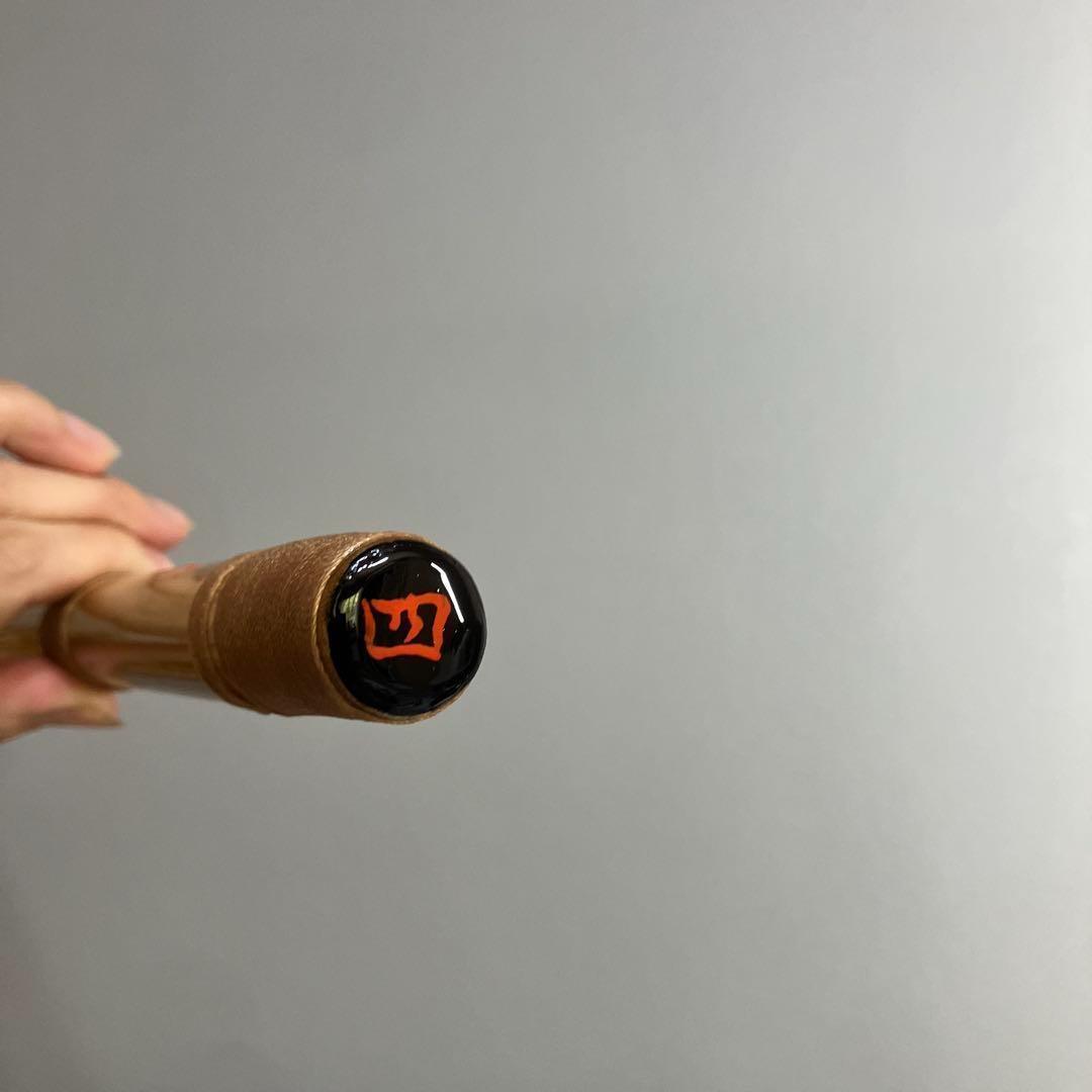 【 篠笛 四本調子G#管】　CMR4-43 唄物　ドレミ調　天地糸巻 竹笛　黒塗