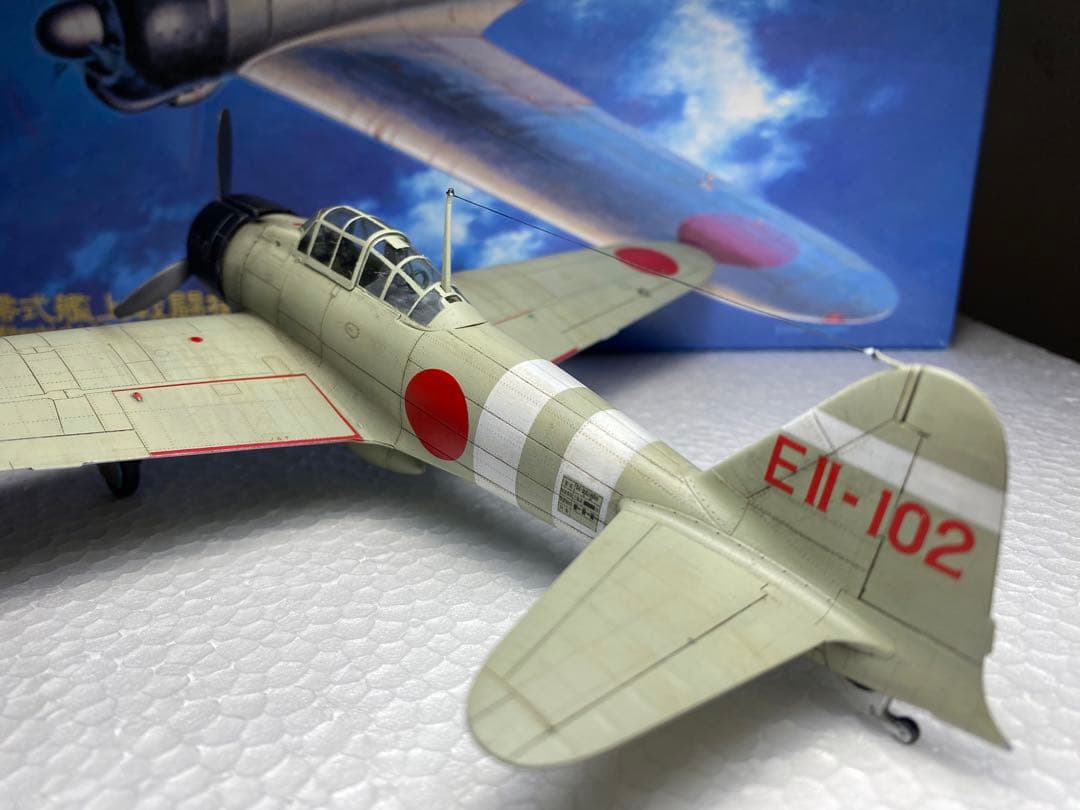 完成品　零式艦上戦闘機21型 空母　瑞鶴所属撃墜王　岩本徹三　零戦