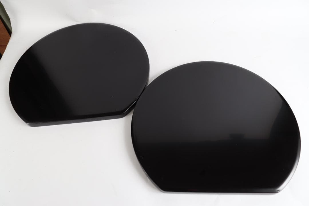 輪島塗 半月盆 卓上膳 五枚 紙箱 木箱 懐石道具会席