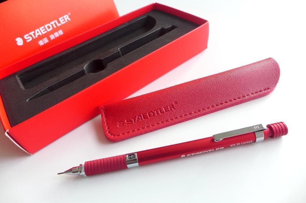【中国限定 稀少】ステッドラー 925 35 シャープペン チャイナレッド