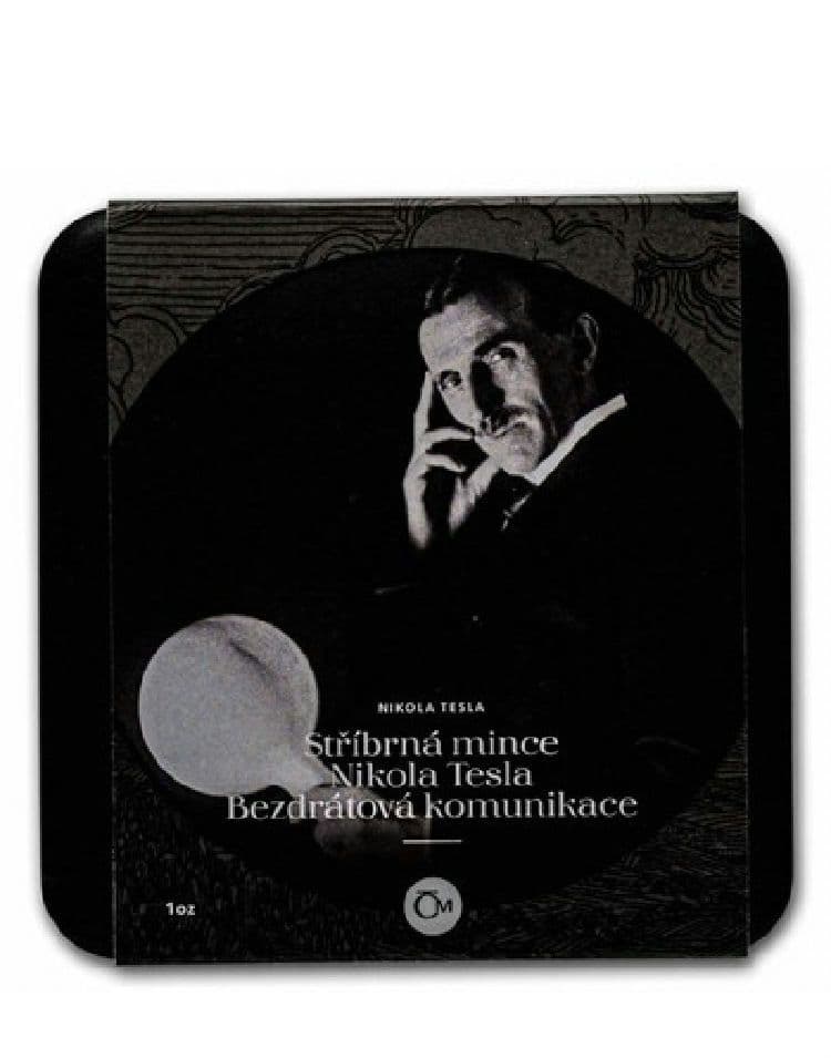 2023年　テスラ銀貨　プルーフ銀貨　1オンス　1枚　付属品あり