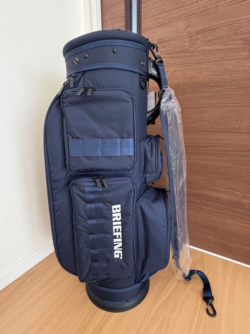 新品!!BRIEFING ブリーフィング キャディバッグ CR-6 紺色ネイビー