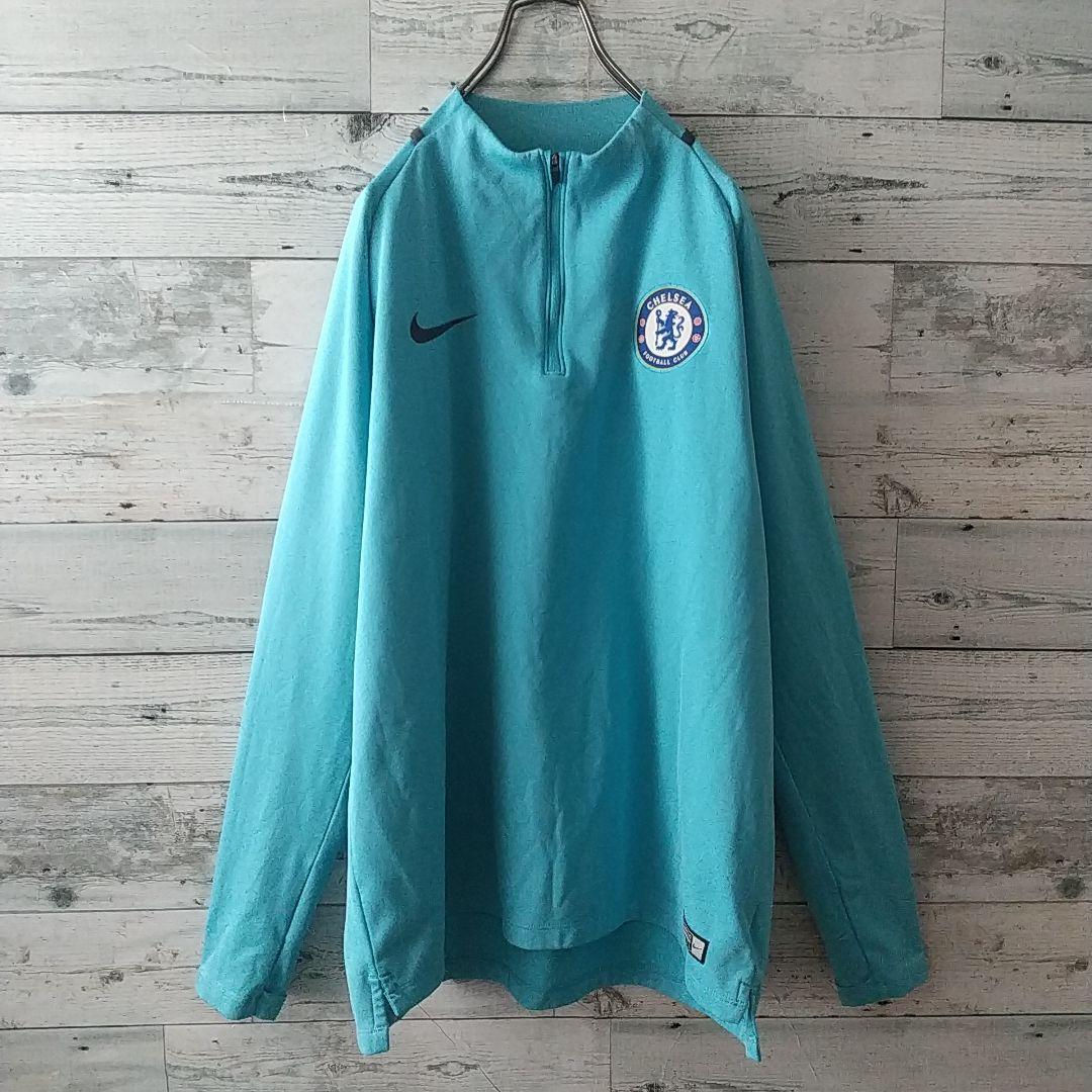 人気☆アディダス チェルシーFC ハーフジップ ジャージ ドリルトップ L