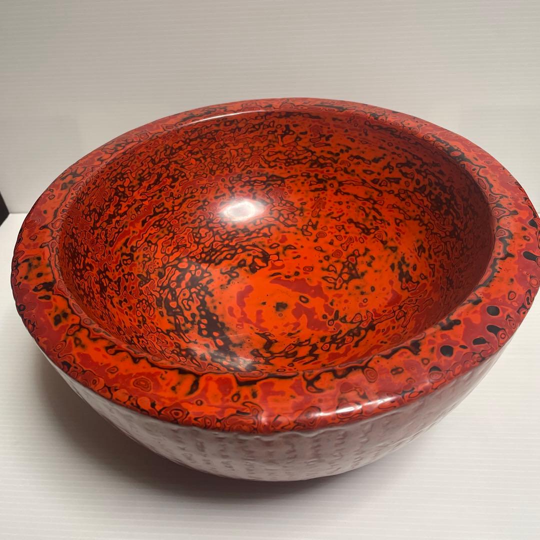 会津塗り　乾漆　内側23外側27