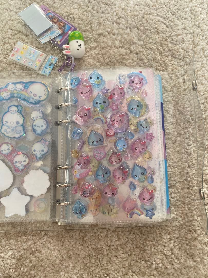 シール帳 完成品 あわわちゃん、しずくちゃんなど平成ボンボンドロップ
