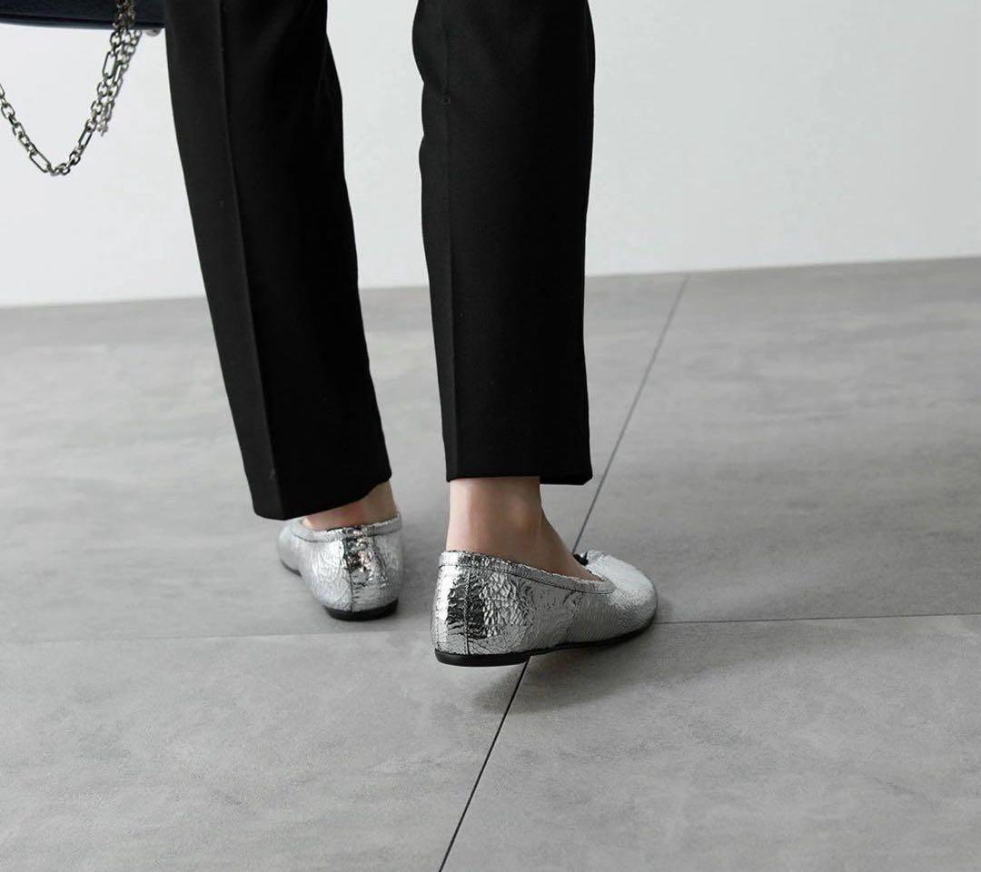 正規品 Maison Margiela TABI バレエ シルバー