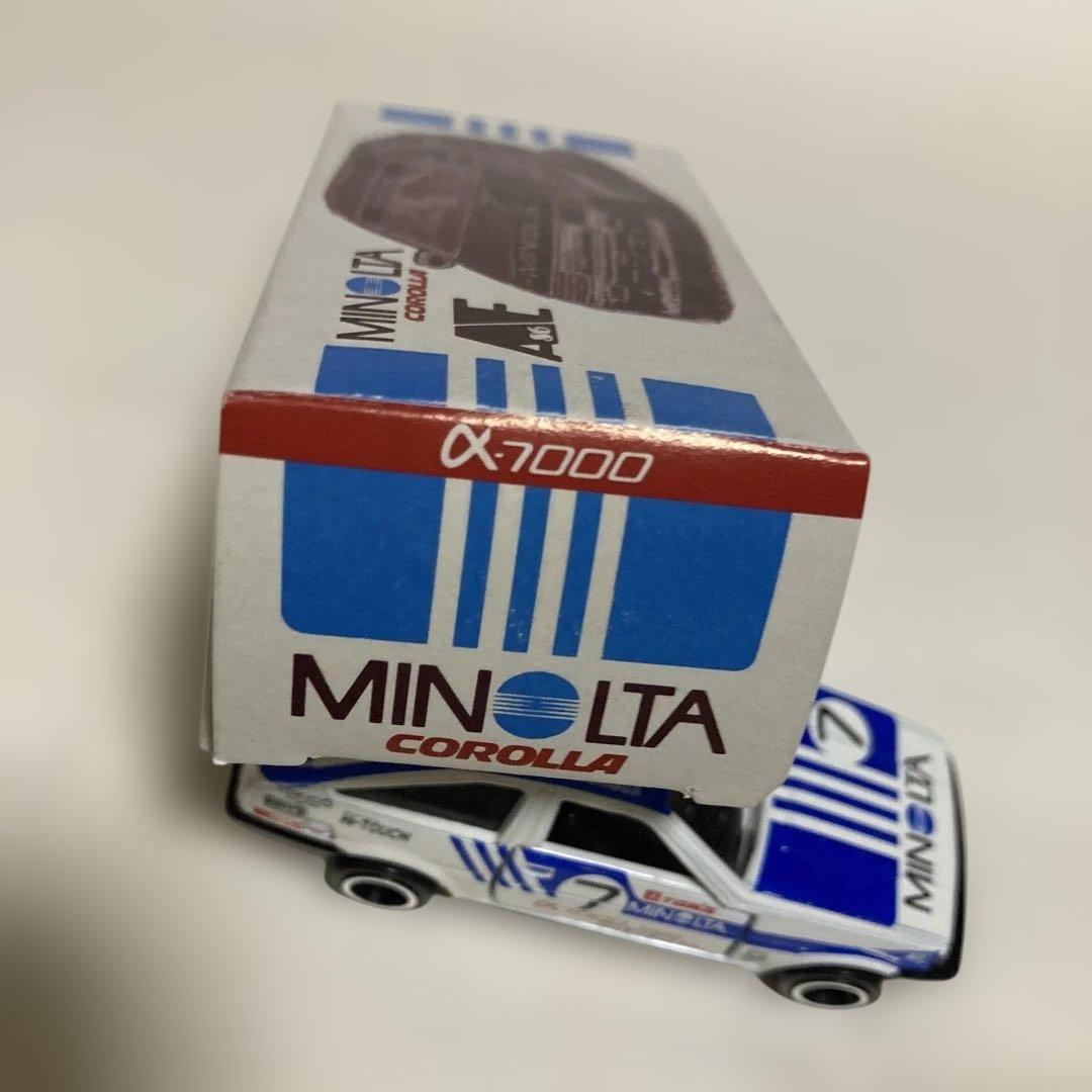 トミカMINOLTA AE86レビン未使用 グループＡ　iiADO特注　日本製