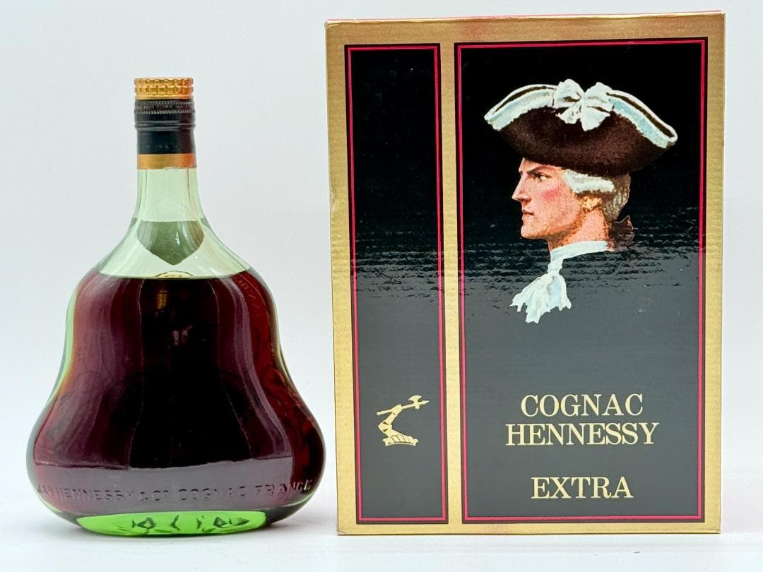 ⑭Hennessy Extra XO グリーンボトル　箱付