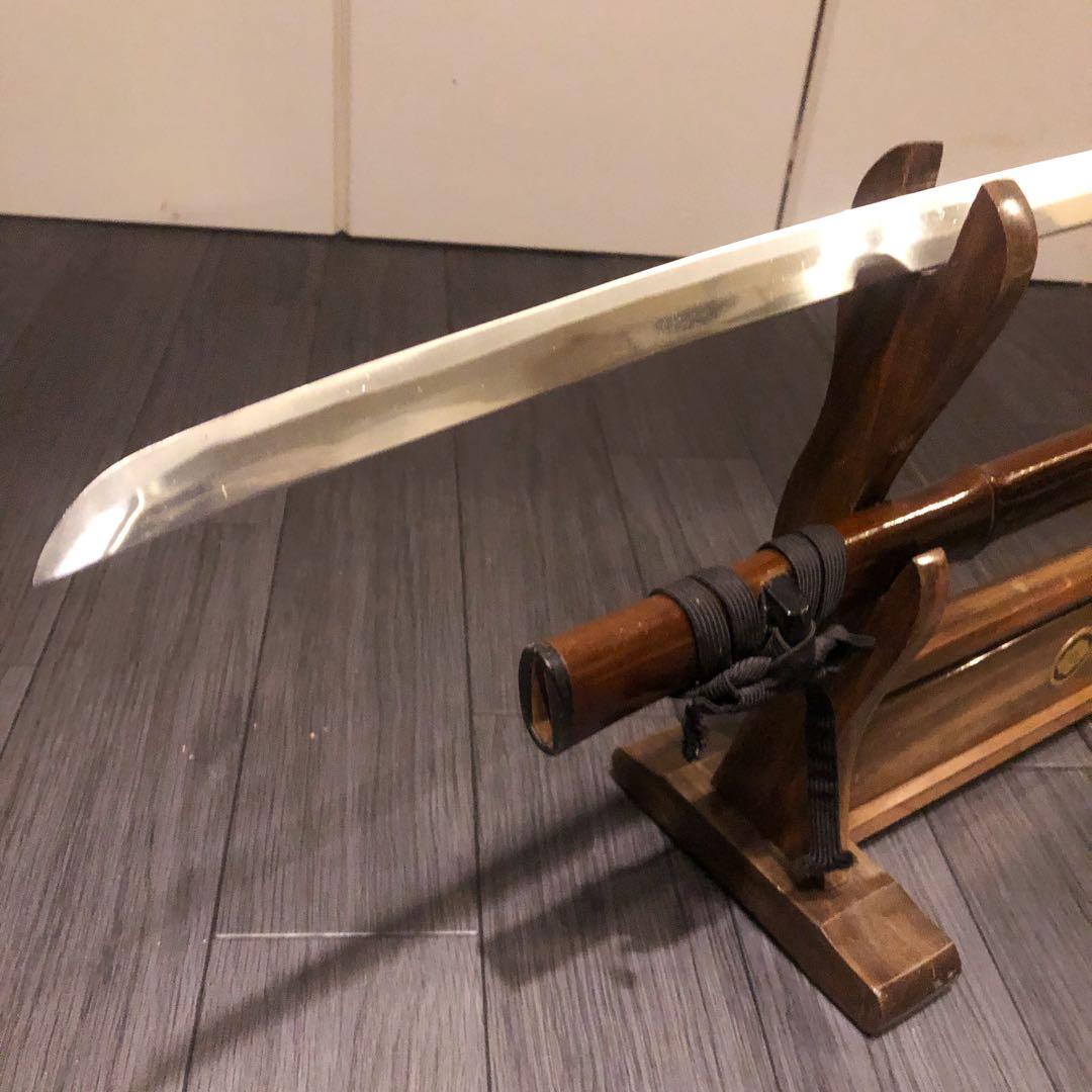 希少品　竹鞘　大小セット　竹筒拵　高級模造刀　居合刀　竹鞘太刀　2本セット