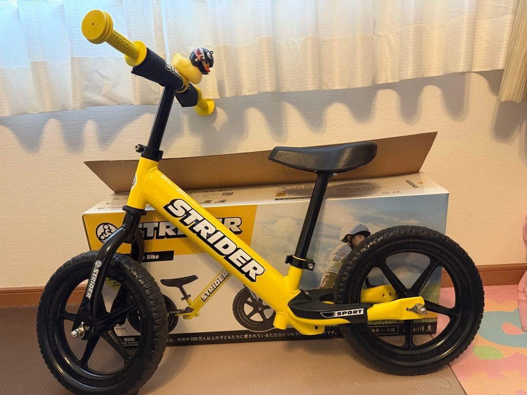 極美品カスタムストライダー✨STRIDER12バランスバイク SPORTイエロー
