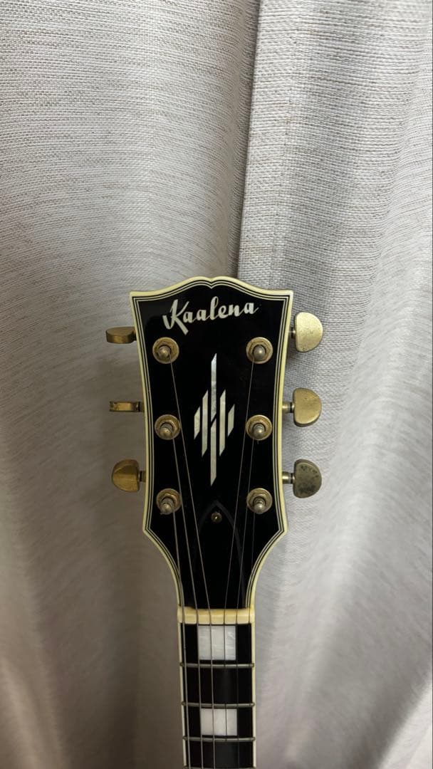 値下げ★Kaalena レスポールカスタムタイプ エレキギター ストラップ付き