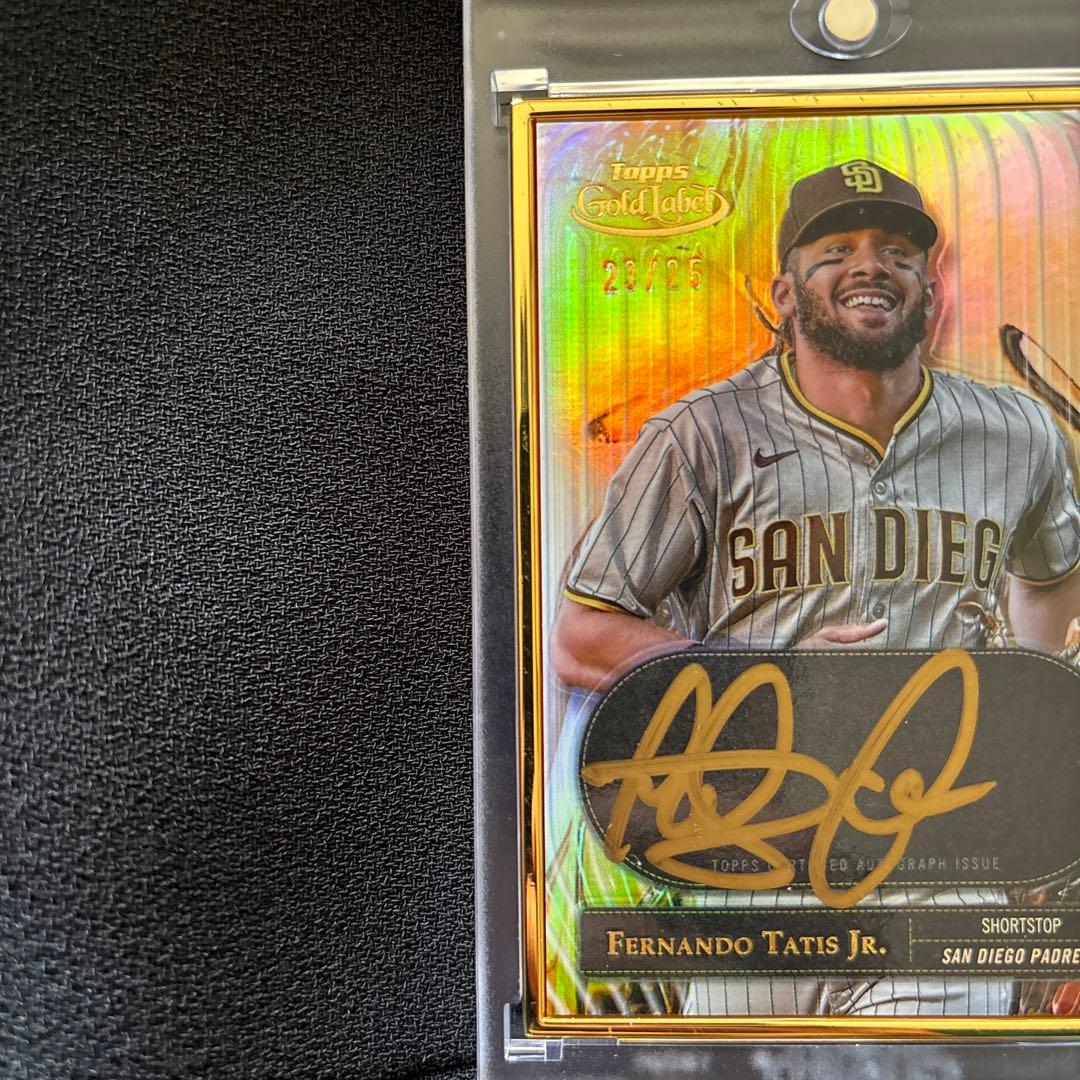 【ジャージーナンバー】Topps Gold Label タティスjr.