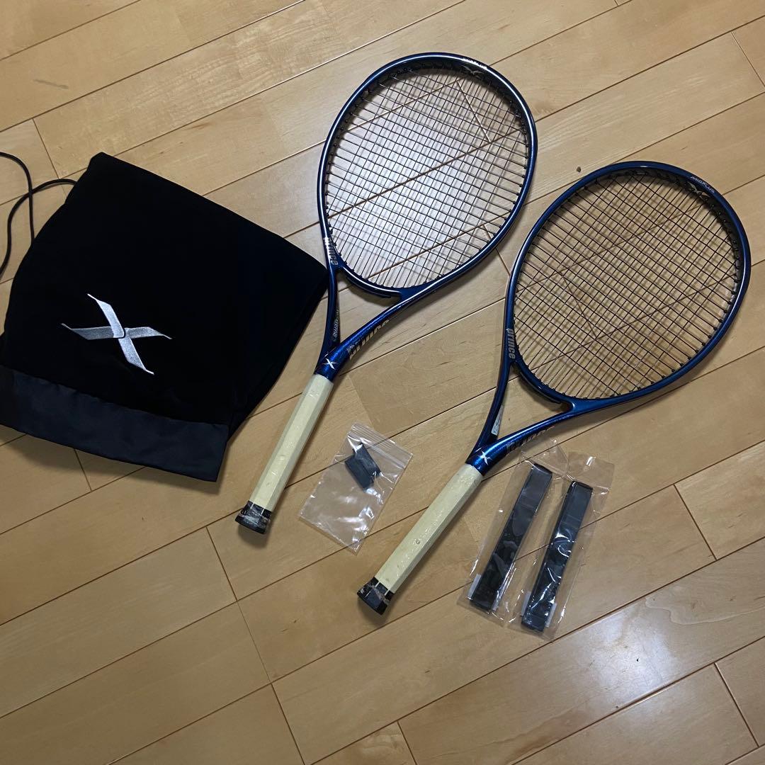 prince x 100 2本セット マッチペア　スペック計測済