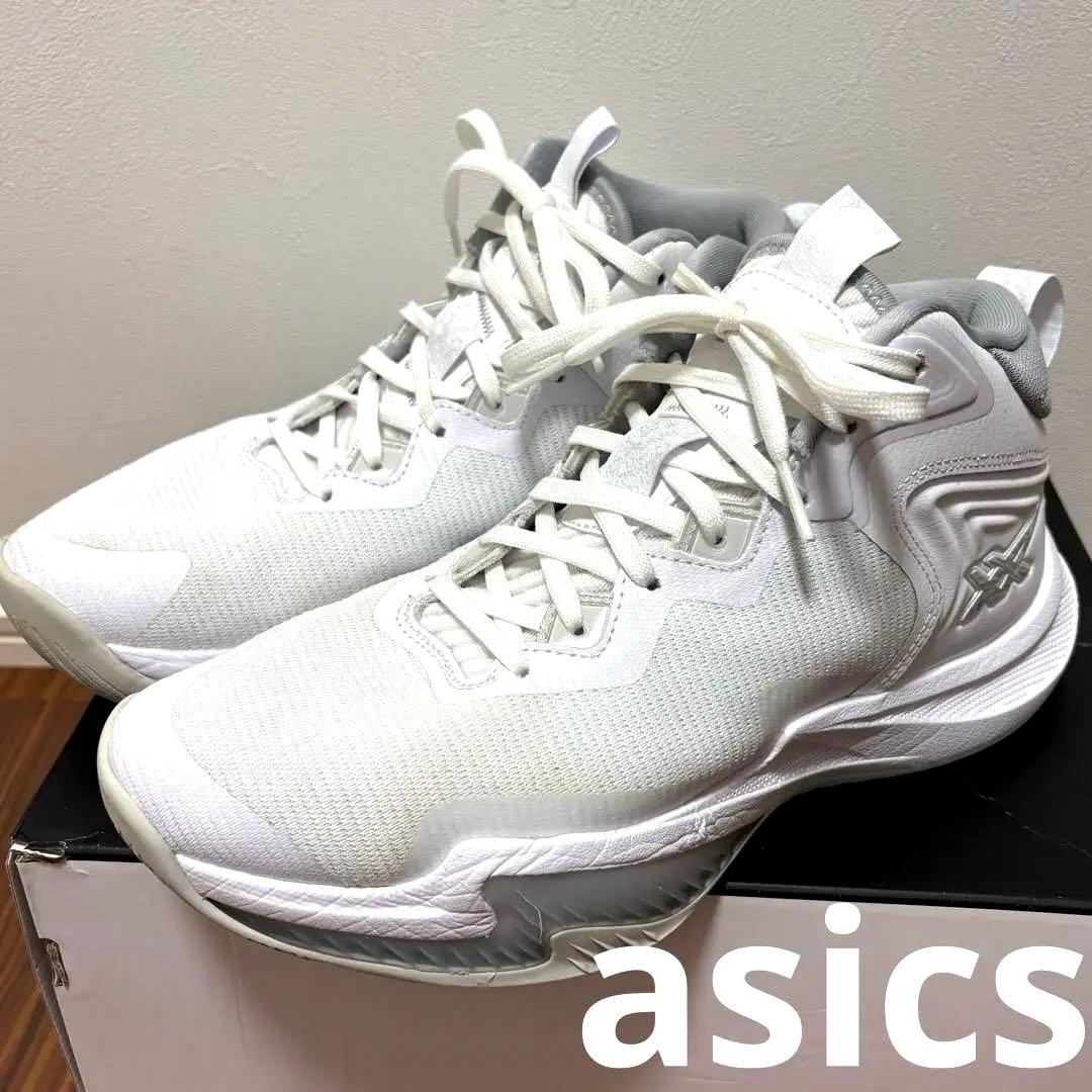 【美品】アシックス NOVA SURGE 3 ノヴァサージ3 バッシュ　ホワイト