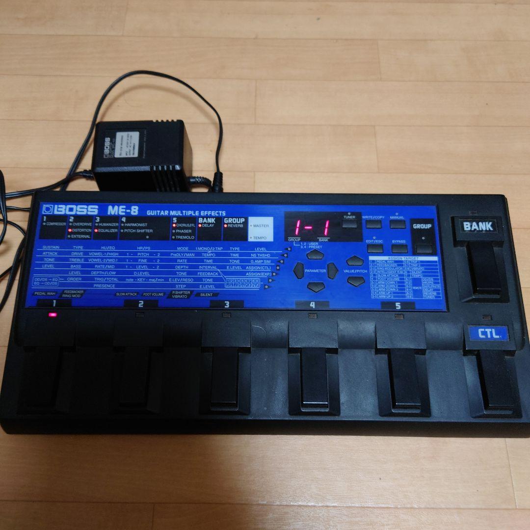 BOSS ME-8 マルチエフェクター 専用ACアダプター付属