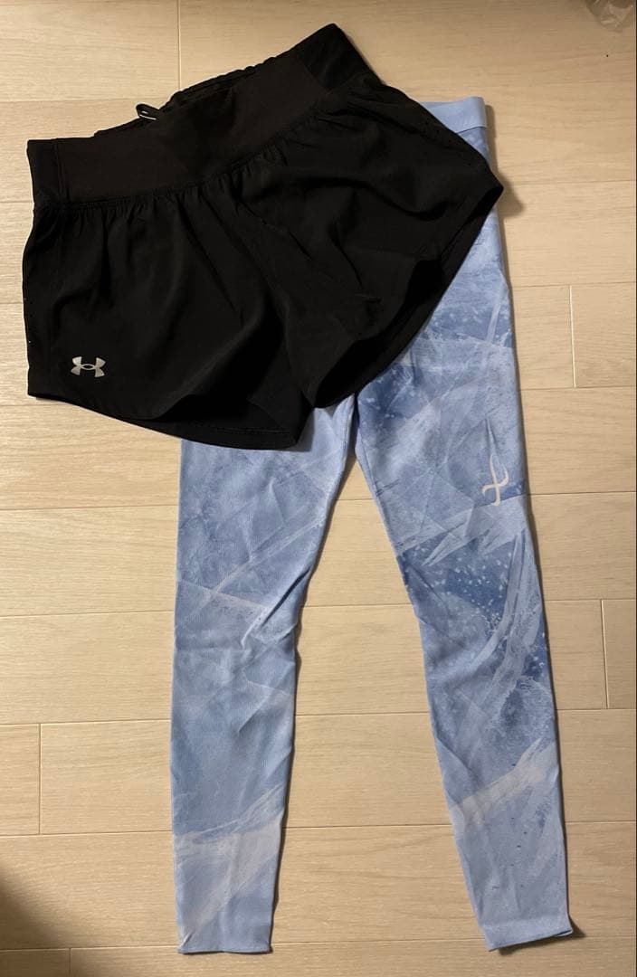 CWX レギンス&アンダーアーマー　ショートパンツ