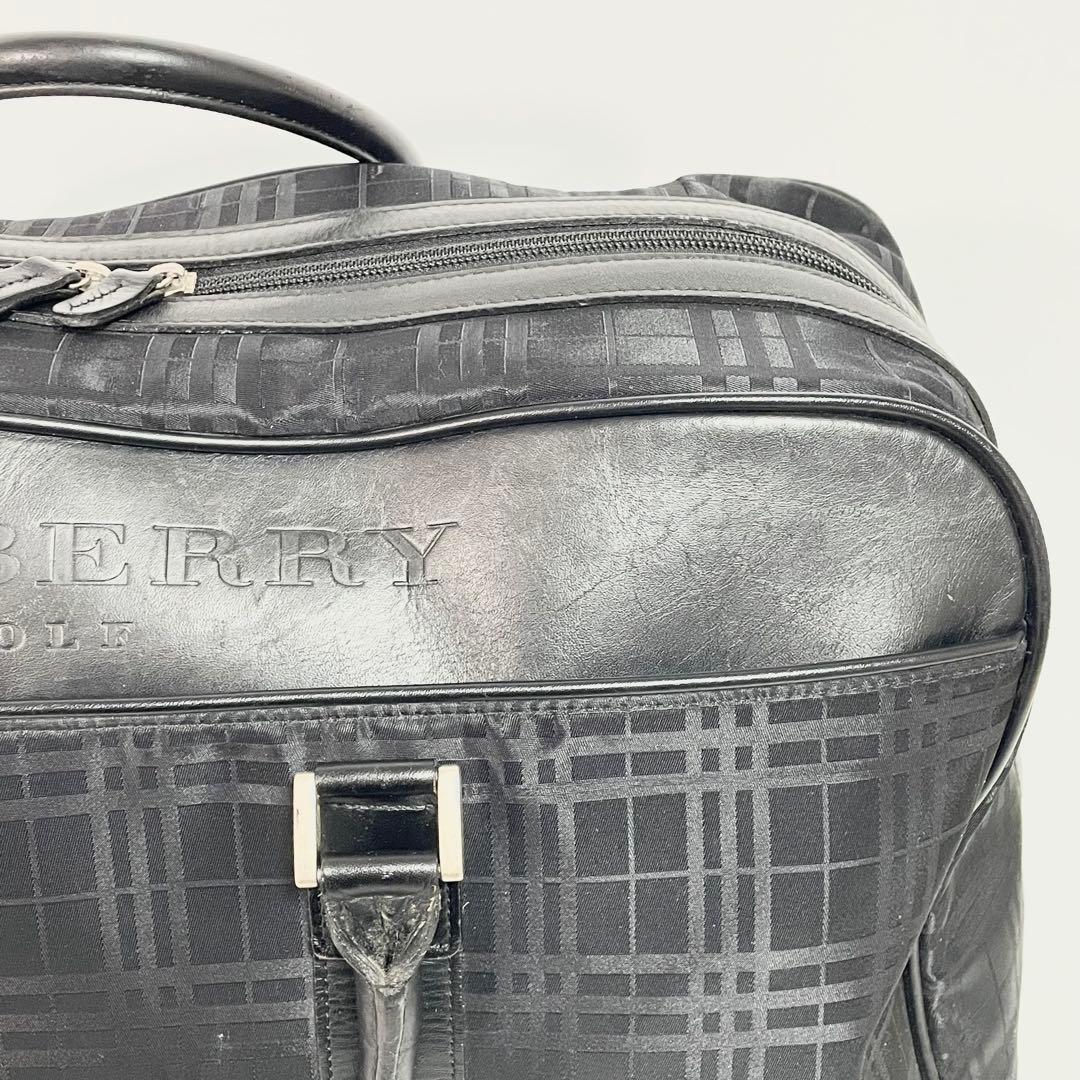 バーバリーゴルフ　ボストンバッグ　バーバリーチェック