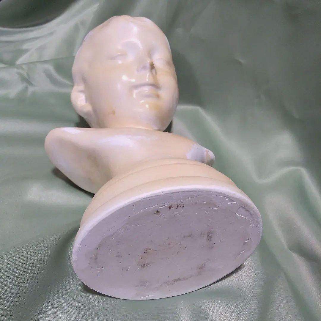 胸像　石膏像　うつむき坊や　アンティーク　インテリア　アート　美術　デッサン