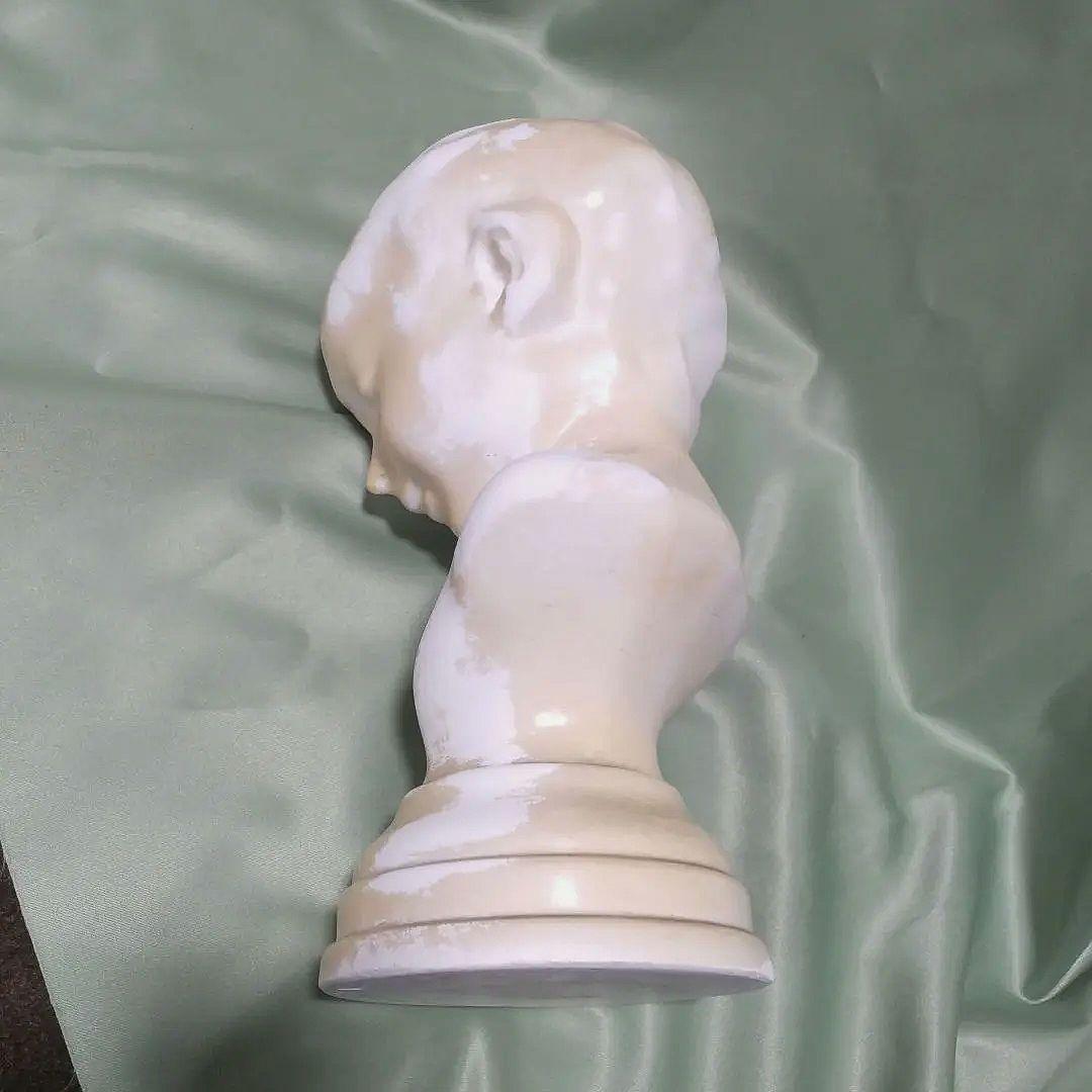胸像　石膏像　うつむき坊や　アンティーク　インテリア　アート　美術　デッサン