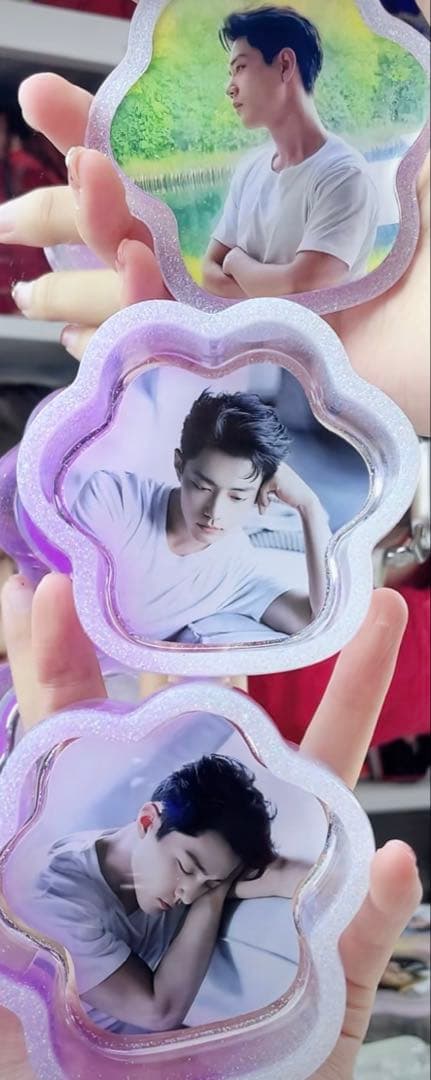 肖戦 二層構造の猫の肉球レジン収納ボックス❣️9セット❣️確認用❣️0106