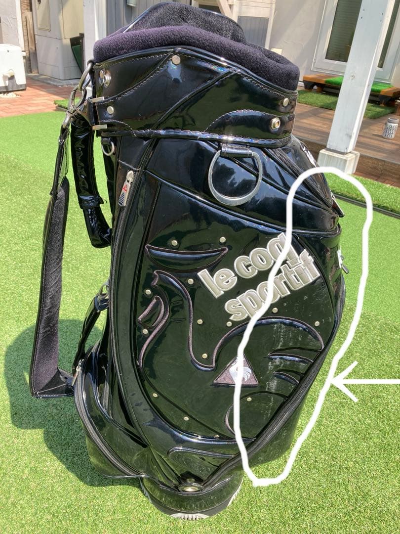 le coq sportif ゴルフキャディバッグ エナメル