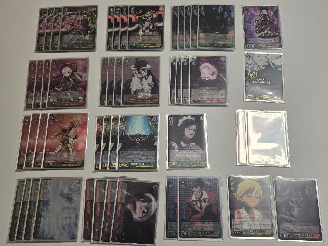 ヴァイスシュバルツ オーバーロード デッキ まとめ売り SP SEC 多数